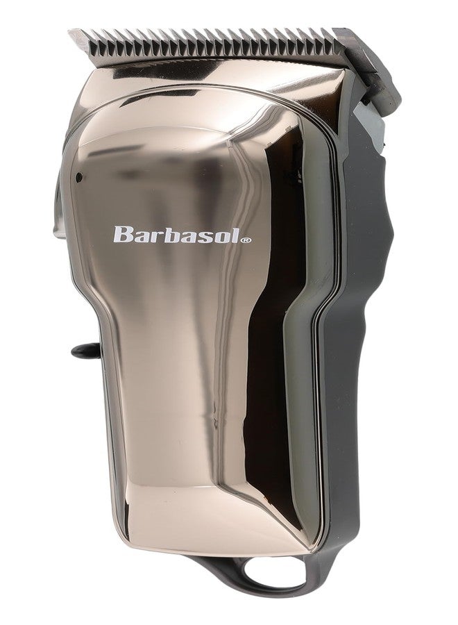 Barbasol Rechargeable Hair Clippers, Professional & Home Haircut Clippers for Men, Rust-Free Low-Heat Ceramic Blades, 6 Clipper Guard Combs, Adjustable Taper, LCD Display, Black - Image 3